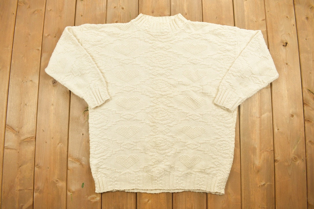 Vintage 1990s White Stag Knitted Crewneck Sweater