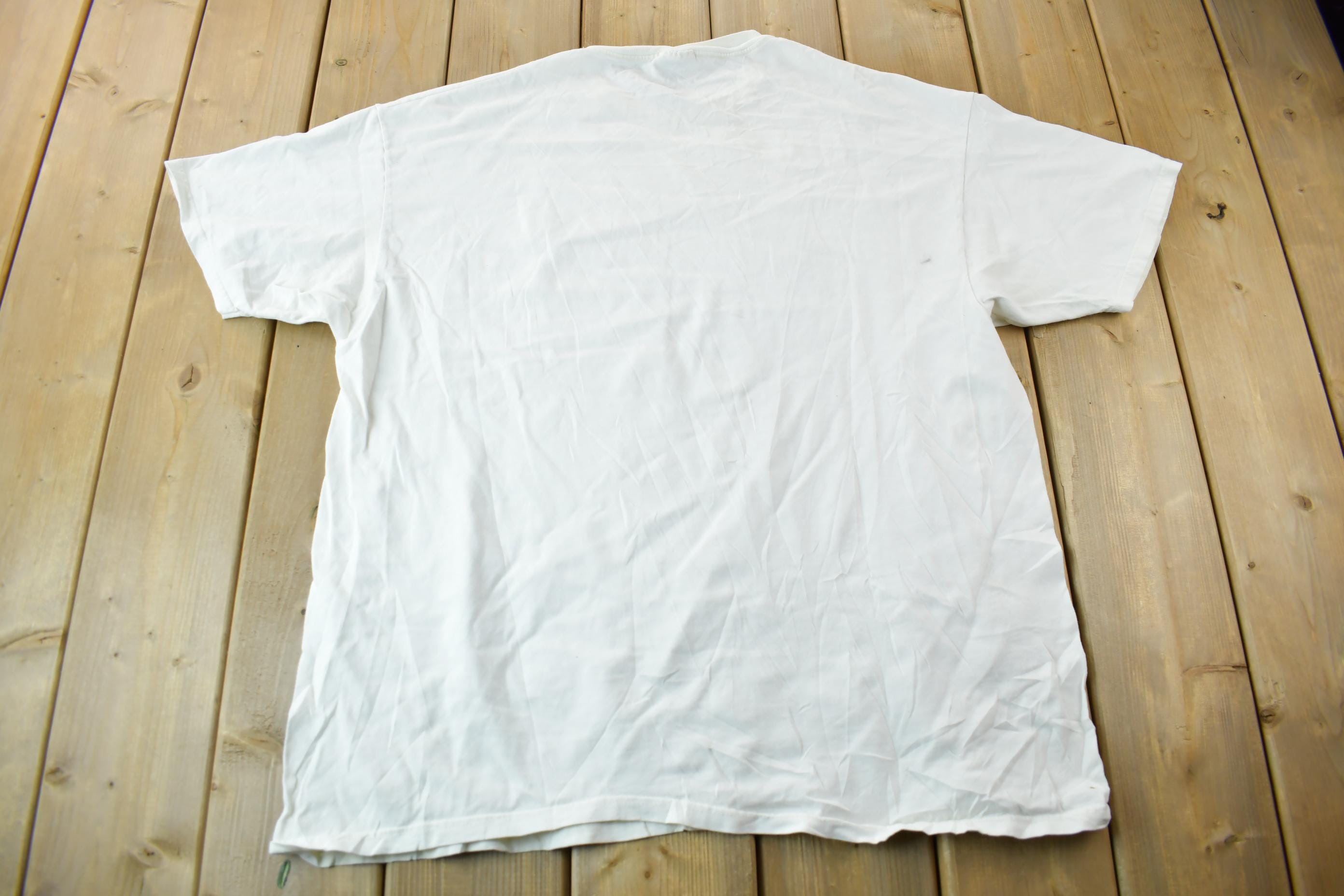 Vintage 1990s Charles Charles Single Stitch Art Graphic T-Shirt