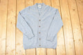 Vintage 1970s Alan Paine Knit Cardigan Lambswool Sweater Men's M