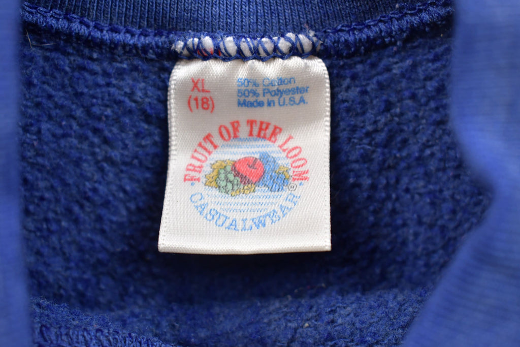 Vintage 1980s Blank Raglan Crewneck Sweatshirt