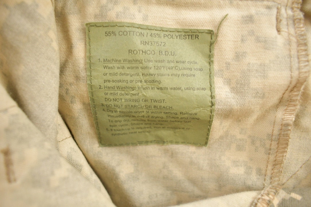 Vintage 1990s Military Digital Camouflage Cargo Pants Size 27 x 30