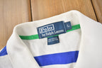 Vintage 1990s Polo By Ralph Lauren Small Pony Striped Polo Shirt Size L