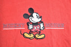 Vintage 1990s Mickey Mouse Embroidered Disney Crewneck
