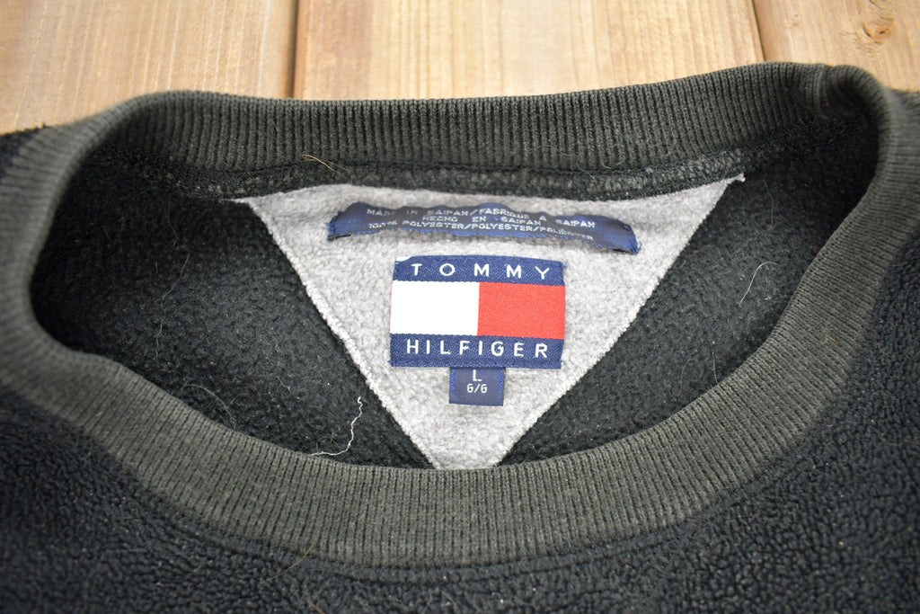 Vintage 1990s Tommy Hilfiger Fleece Crewneck Sweatshirt