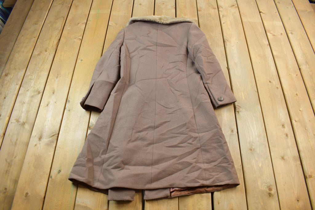Vintage 1980s Simpsons Salon Vendome Full Length Wool Jacket
