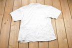 Vintage 1990s Disney Original Mickey Mouse Striped Graphic T-Shirt Streetwear