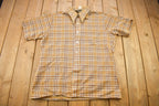 Vintage 1980s Deadstock Town Craft JC Penney Flannel Button Up Shirt
