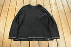 Vintage 1990s Cardinal Birds Graphic Knit Cardigan Sweater Women's 2X