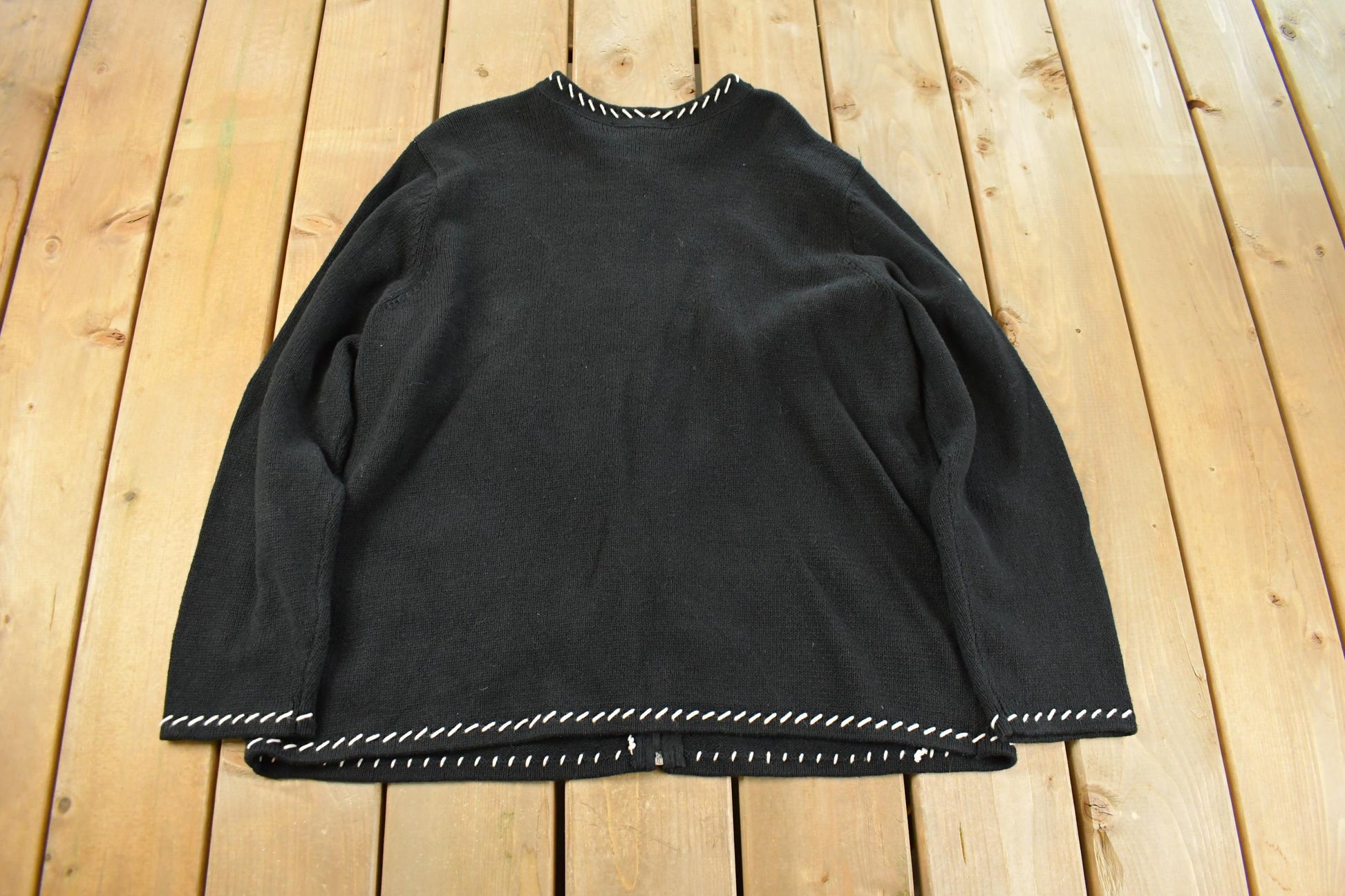 Vintage 1990s Cardinal Birds Graphic Knit Cardigan Sweater Women's 2X