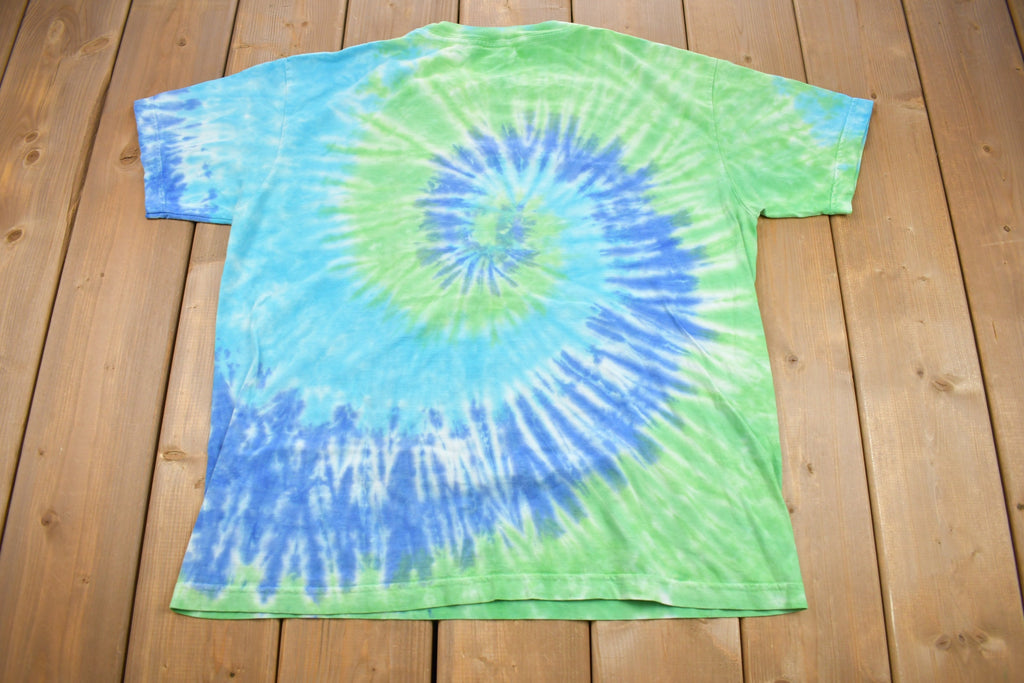 Vintage 1990s Columbus Zoo Graphic Tie Dye Souvenir T Shirt