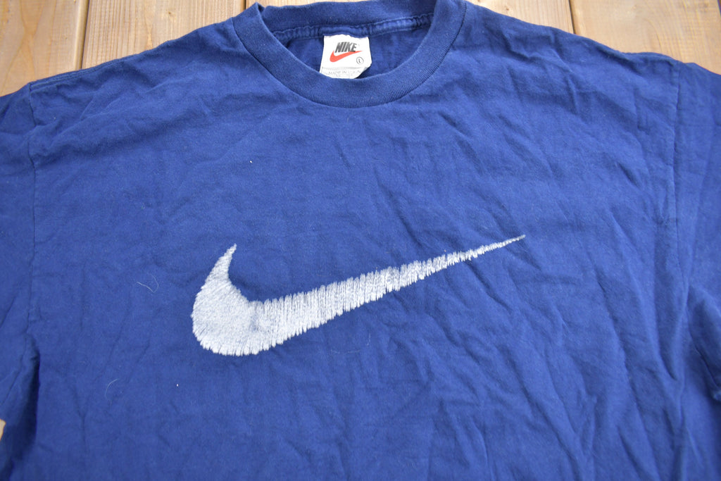 Vintage 1990s Nike Big Swoosh Graphic T-Shirt