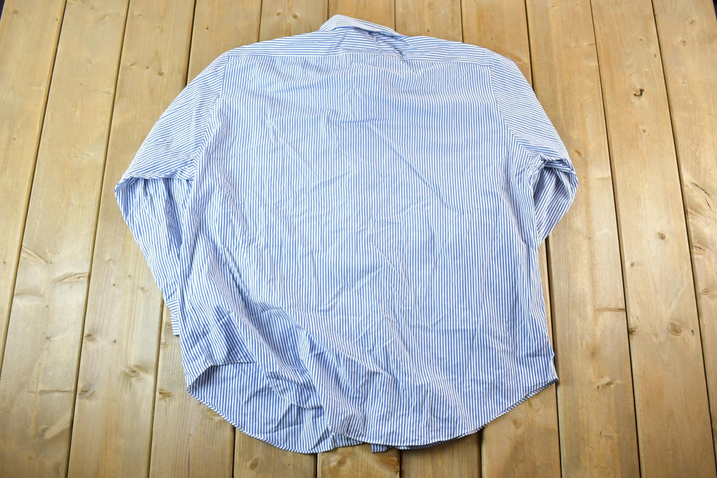 Vintage 1990s Lauren Ralph Lauren Striped Button Up Shirt Womens XXXL