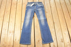 Vintage Deadstock Y2K Grace In LA Bedazzled Low Rise Jeans Women's Size 27 x 32