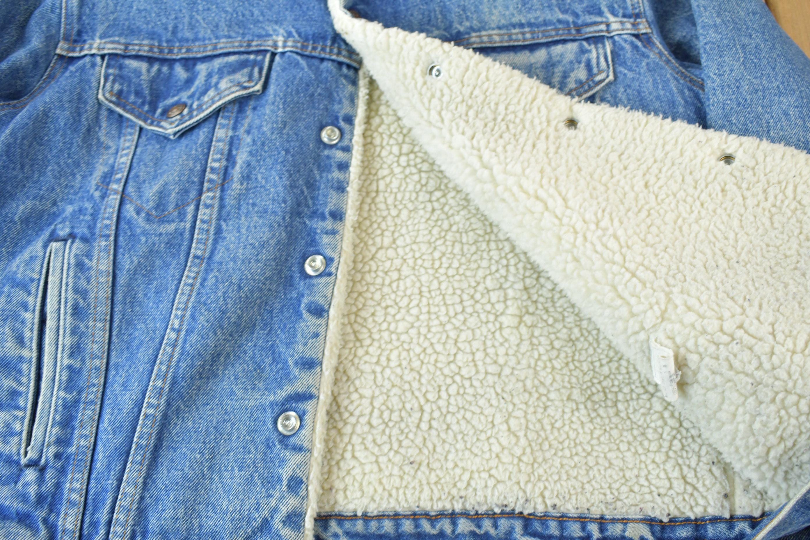 Vintage 1970s Levi's Sherpa Lined Jean Jacket