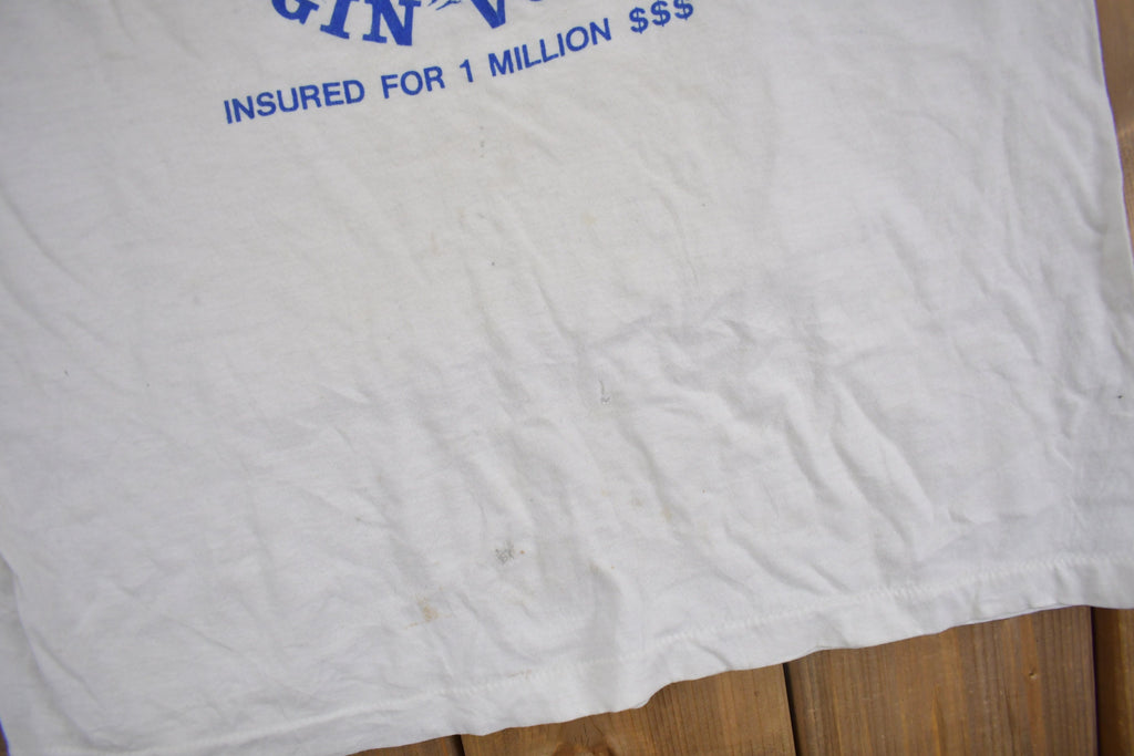 Vintage 1980s Yo Mama's Virgin Voyage Graphic T Shirt