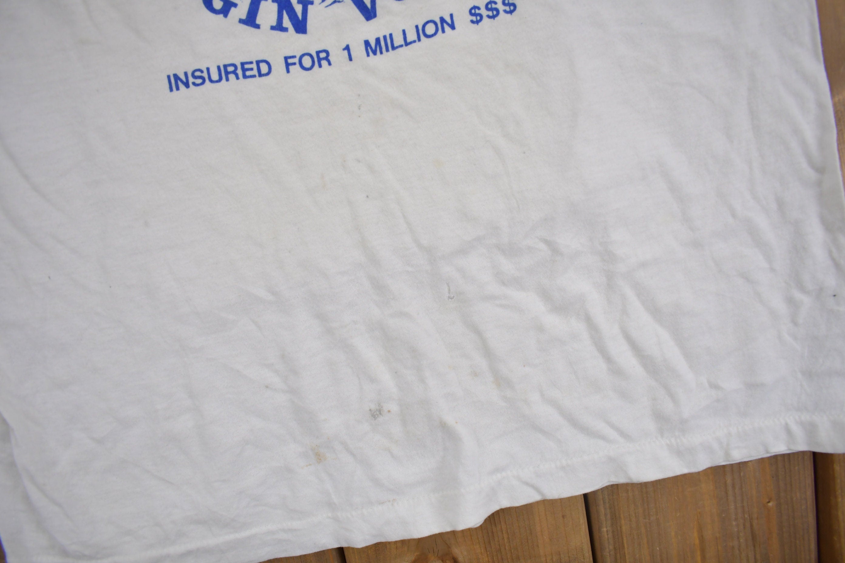 Vintage 1980s Yo Mama's Virgin Voyage Graphic T Shirt