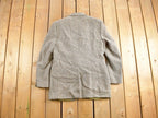 Vintage 1980s Harris Tweed Eaton's Wool Two Button Blazer Jacket /