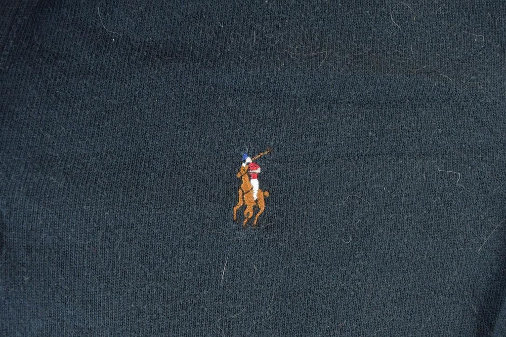 Vintage 1990s Polo Ralph Lauren Quarter Button Up Long Sleeve Rugby Style Shirt