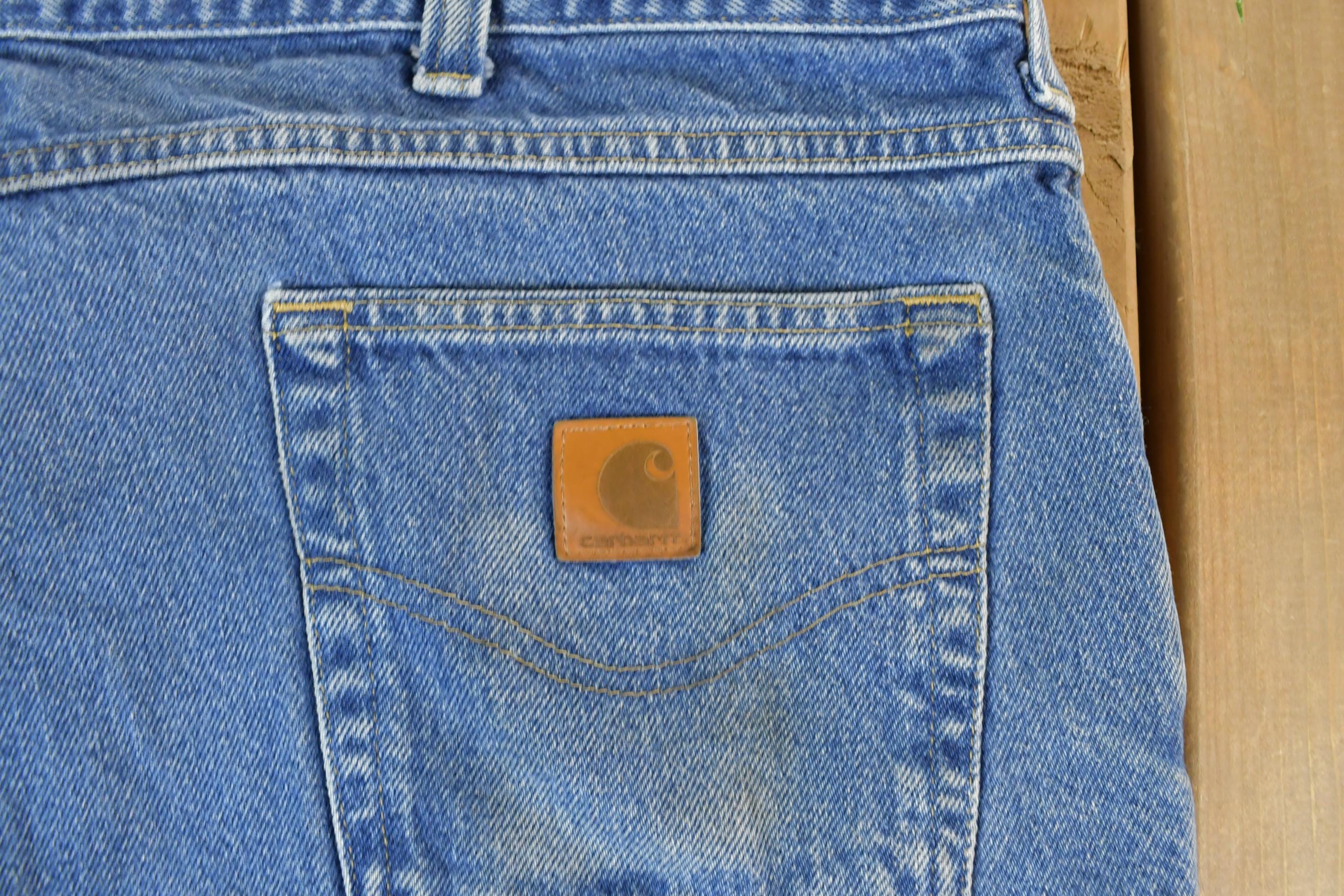 Vintage 1990s Carhartt Work Jeans Size 42x32