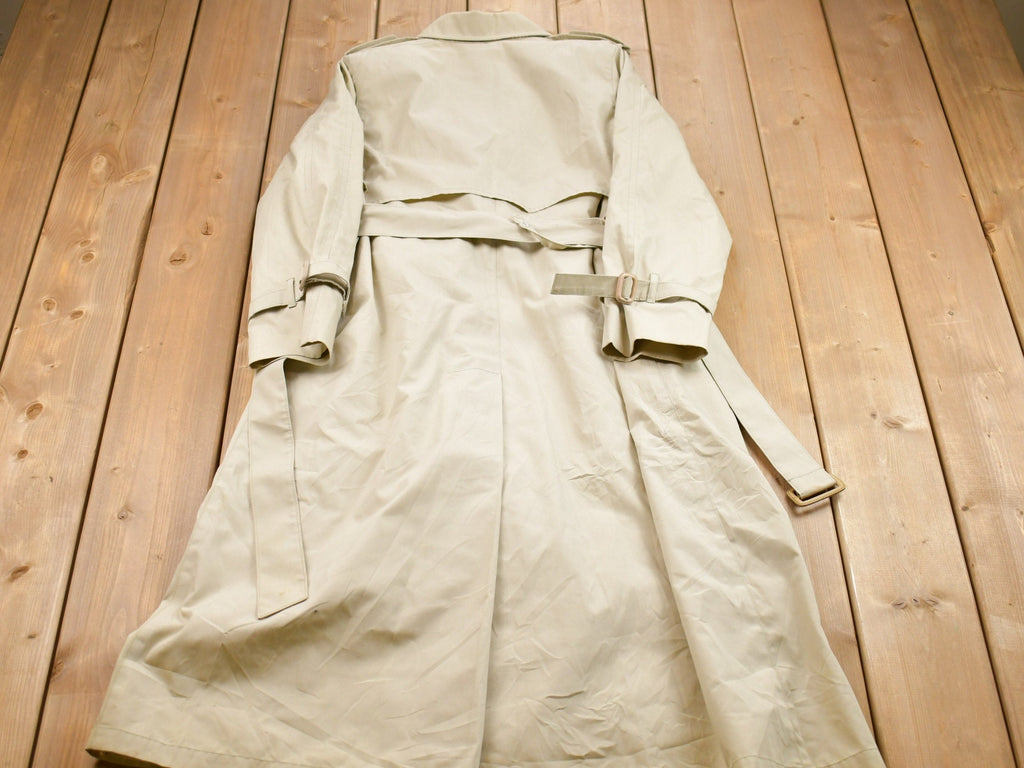 Vintage 1990s London Fog Blanket Lined Full Length Jacket