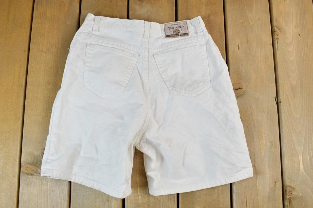 Vintage 1990s St Johns Bay White Jean Shorts