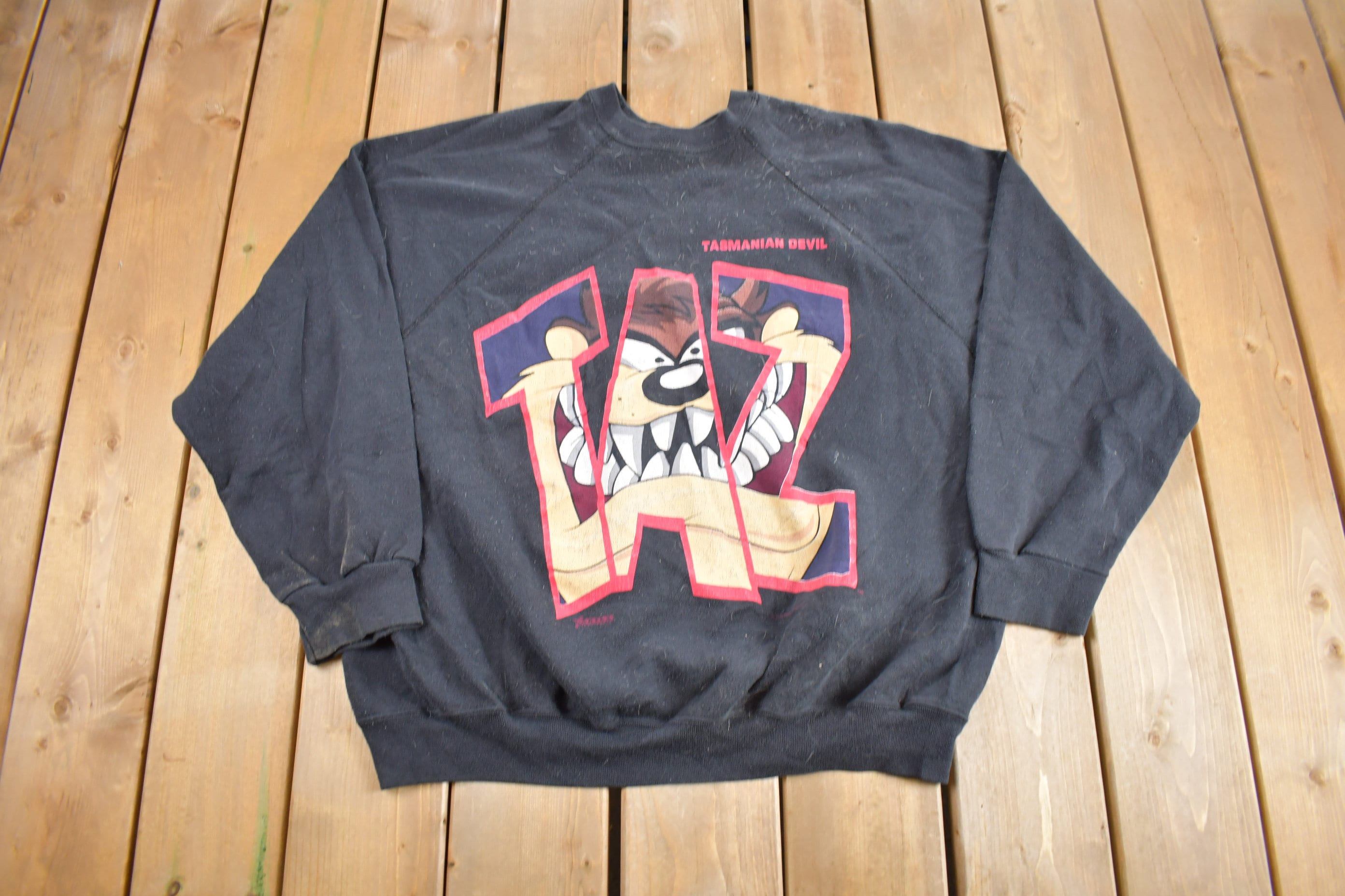 Vintage 1993 Looney Tunes Taz Graphic Crewneck
