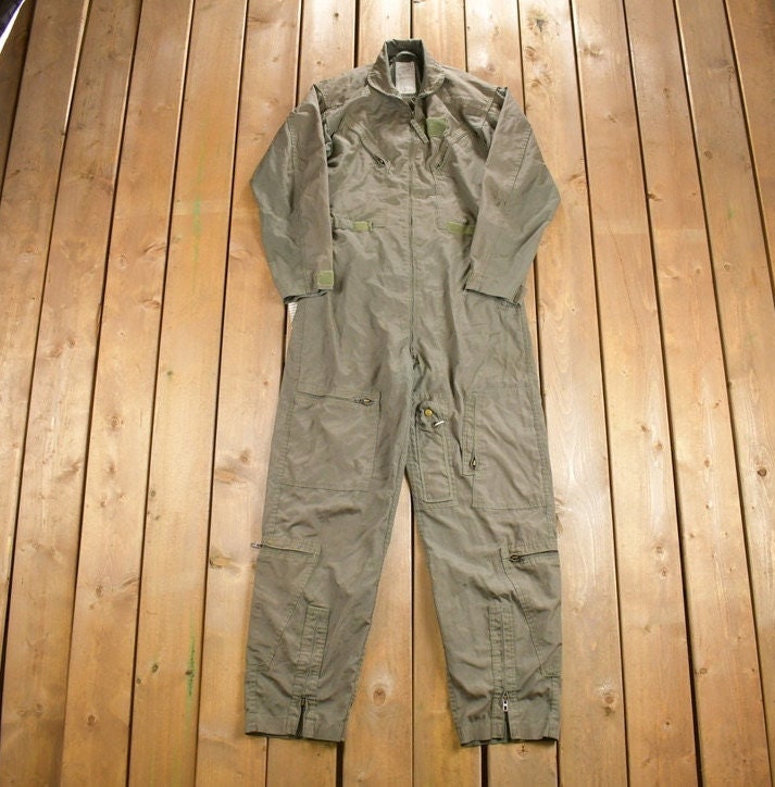Vintage 1992 Military Flyer Coverall Jumpsuit