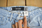 Vintage 1990s Levi Silver Tab Loose Denim Jeans Womens 28 x 32
