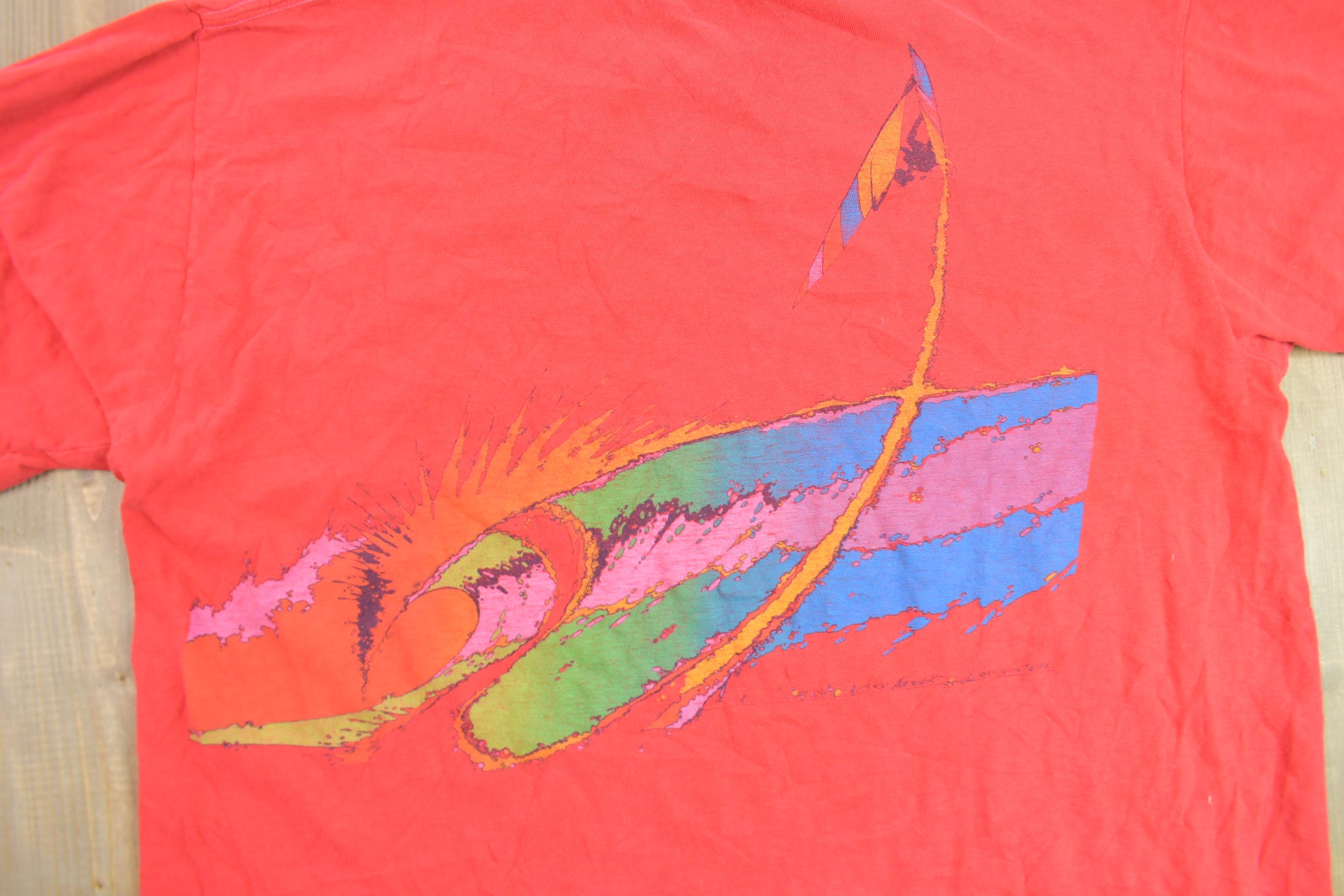 Vintage 1985 Ocean Pacific Surf Graphic T-Shirt