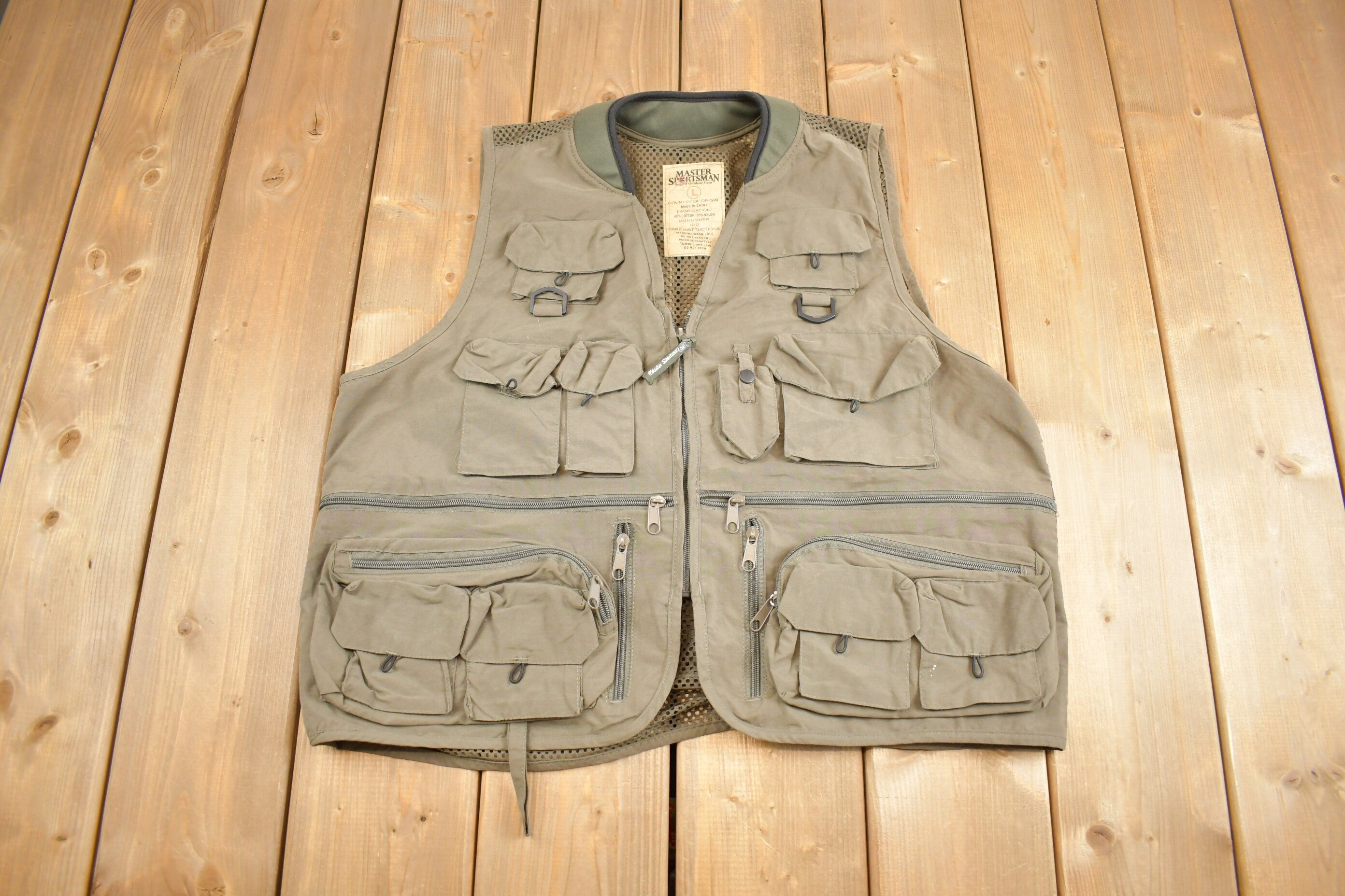 Vintage 1990s Master Sportsman Tactical Utility Vest