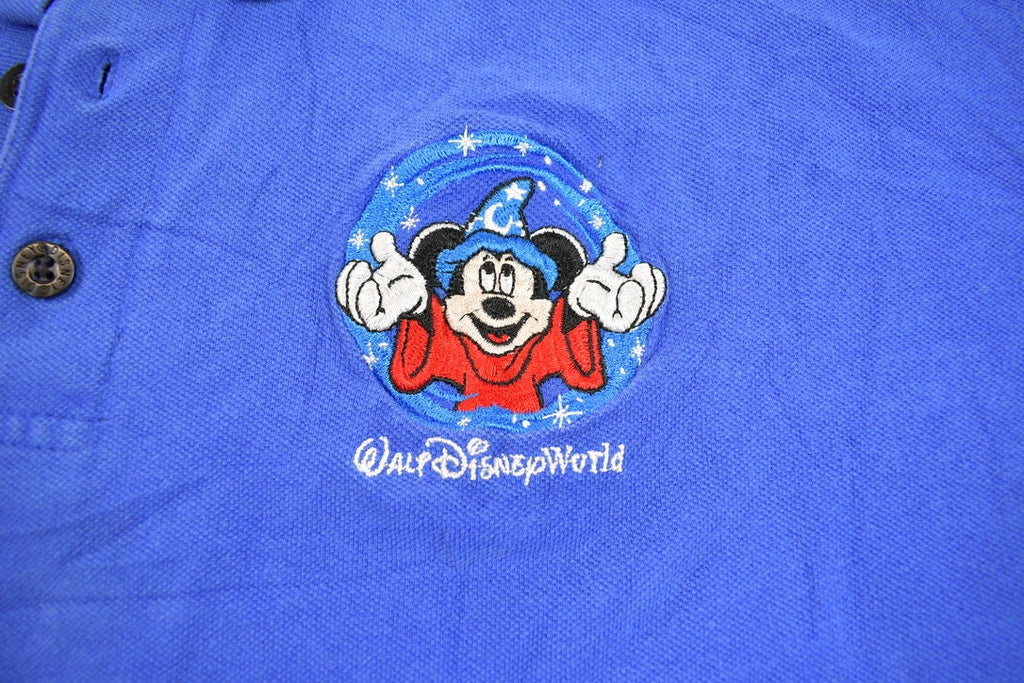 Vintage 1990s Fantasia Walt Disney World Mickey Mouse Collared Shirt