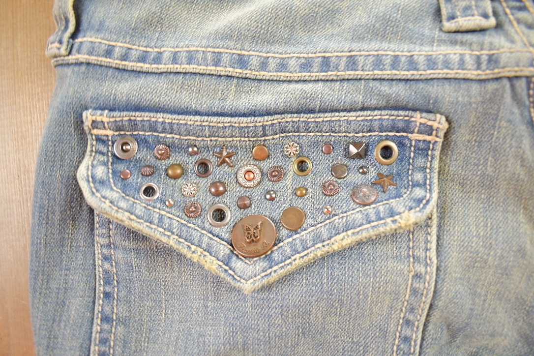 Vintage 1990s Frankie B Bellbottom Jeans Size 32x33