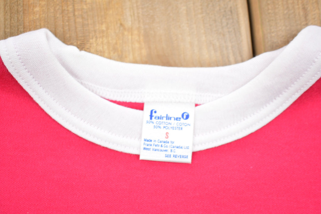 Vintage 1970s Pink Striped T-Shirt Dress