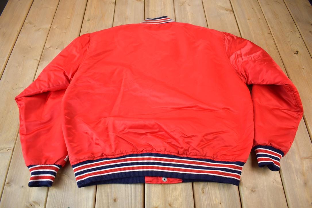 Vintage 1980s St. Louis Cardinals MLB Satin Starter Bomber Jacket