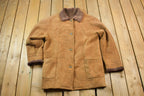 Vintage 1990s Authentic Shearling Collared Jacket