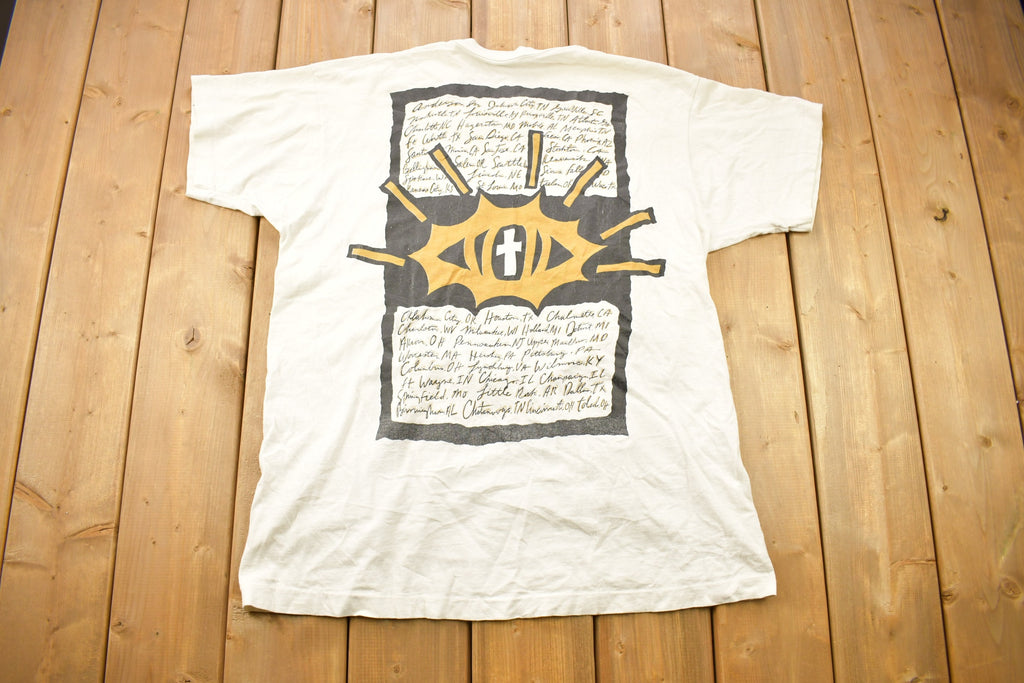 Vintage 1992 DC Talk Free At Last Christian Rock Band T-shirt