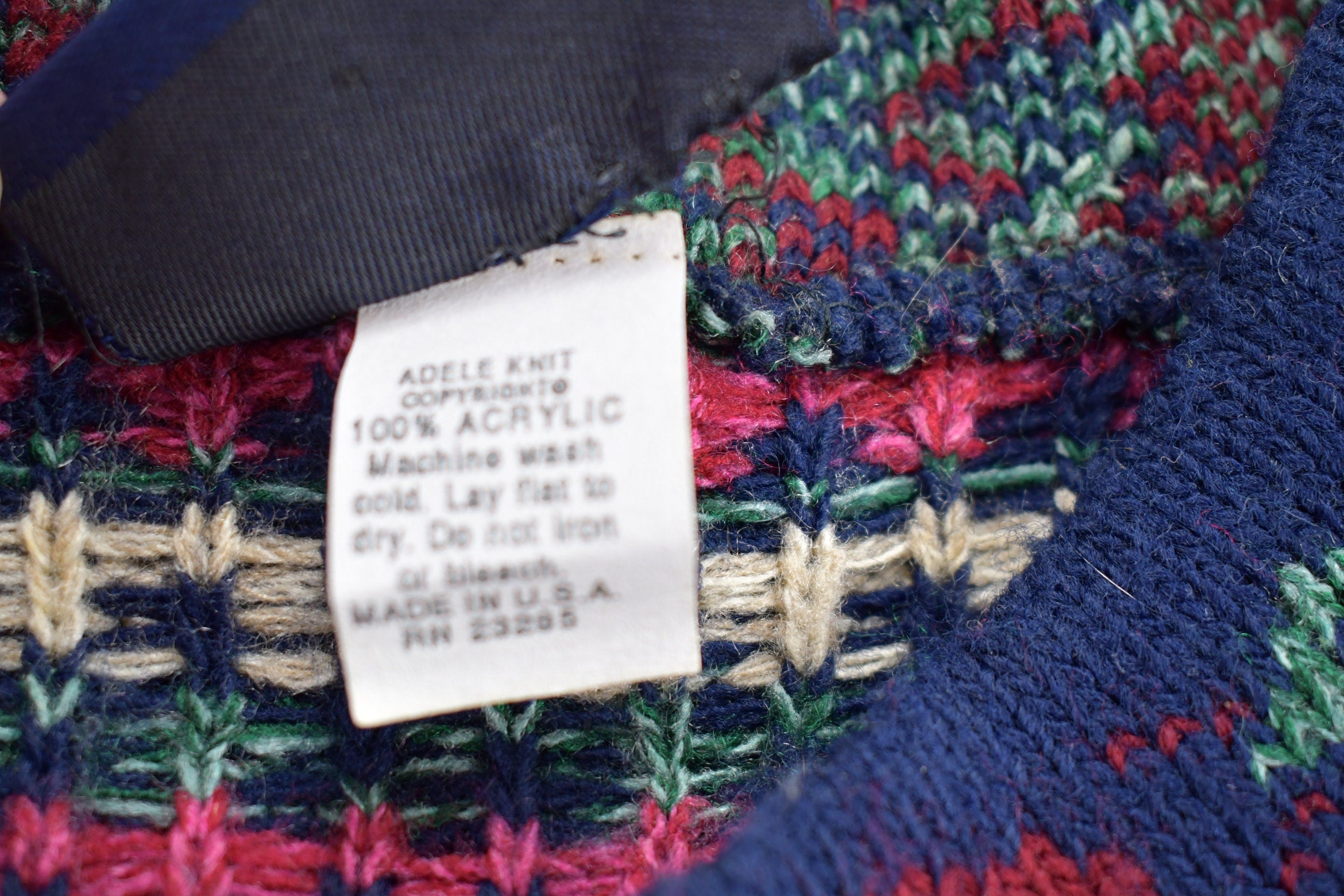 Vintage 1990s Willow Bay Knitted Crewneck Sweater