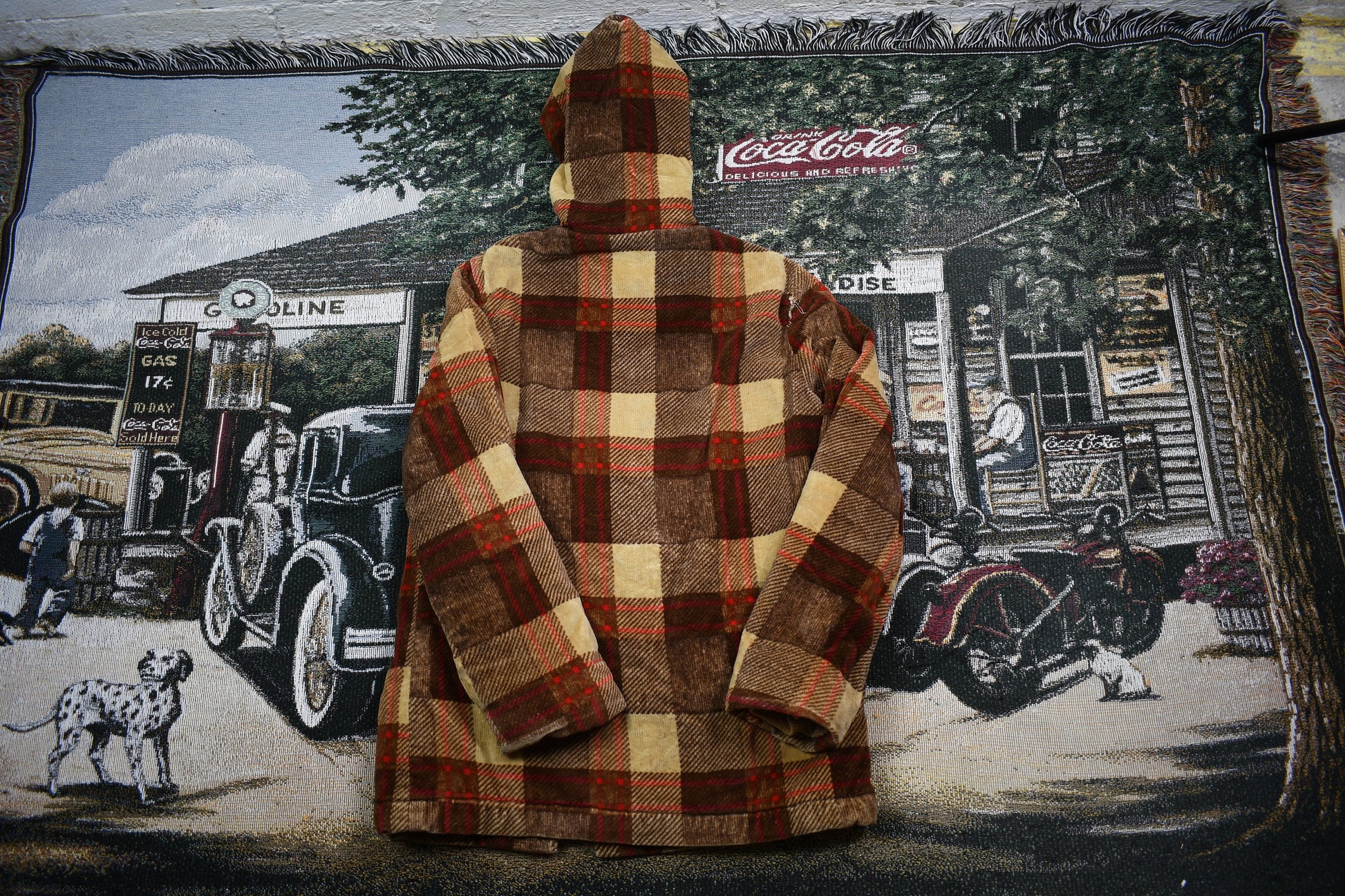 Vintage 1970s William Barry Fur Lined Coat