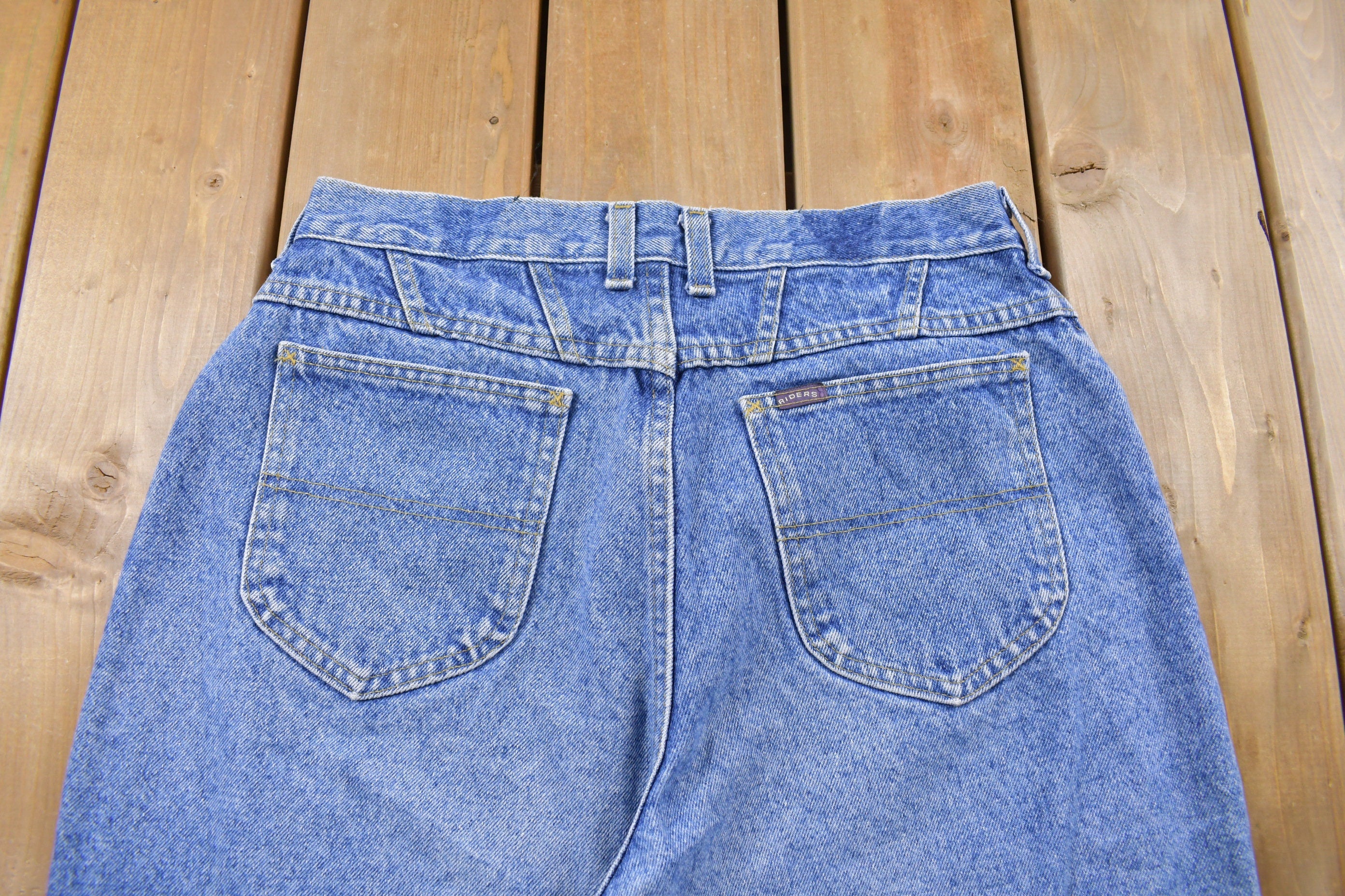 Vintage 1980's Rider's Tapered Blue Jeans 30 x 28