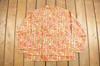 Vintage 1960s Champion Paisley Pyjama Set  All Over Print  1960s Button Up  Vintage Pyjama  Lounge Wear  60s Pyjama Set  Top  Bottoms