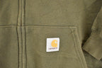 Vintage Y2K Carhartt Full Zip Hooded Sweatshirt Men's XXL