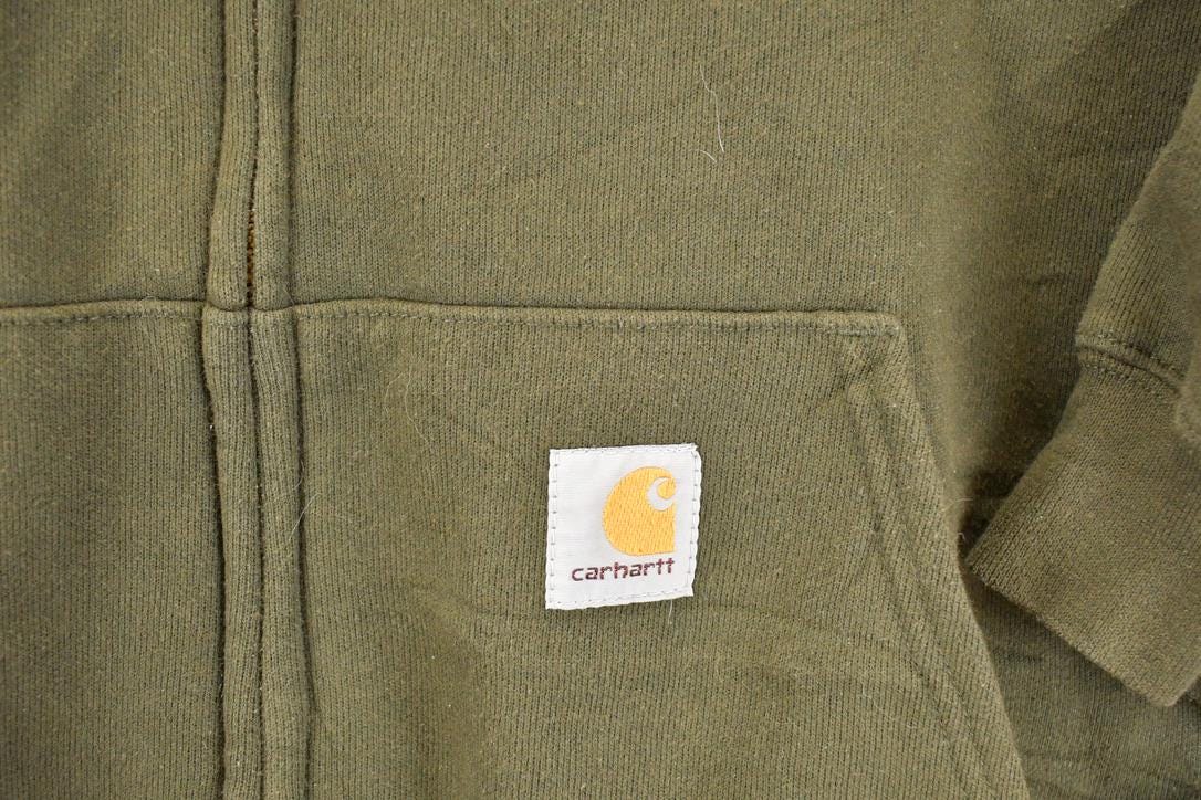 Vintage Y2K Carhartt Full Zip Hooded Sweatshirt Men's XXL
