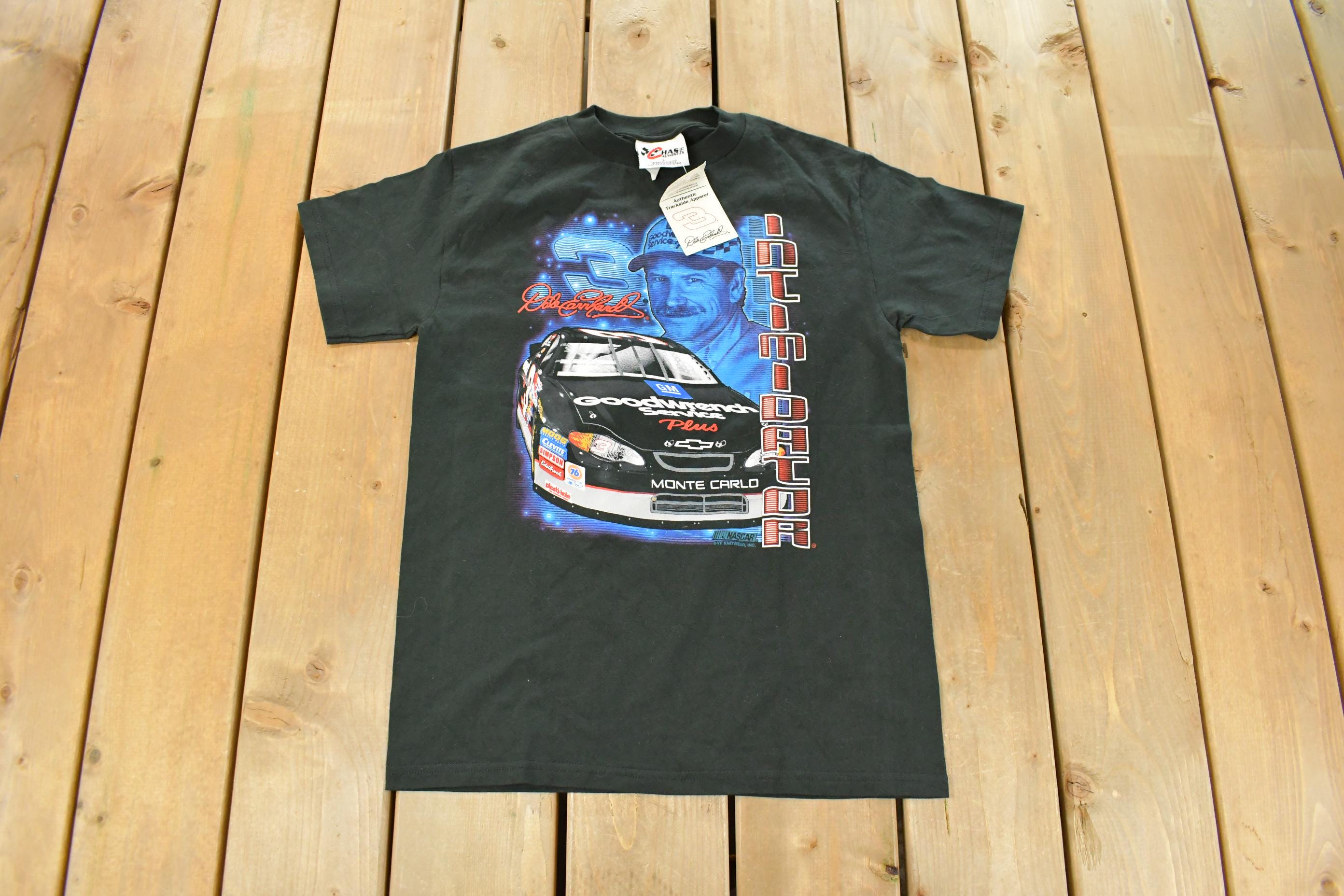 Vintage 1990s DEADSTOCK Dale Earnhardt #3 NASCAR Racing T-Shirt Youth Large
