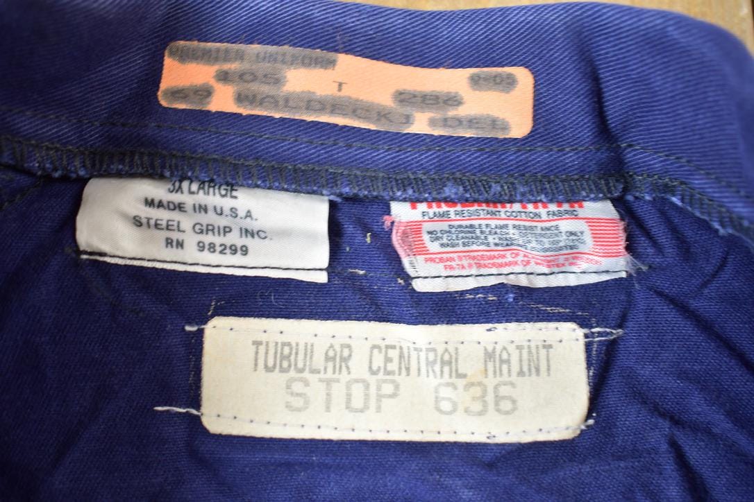Vintage 1980s Steel Grip Uniform Chore Coat Made In USA