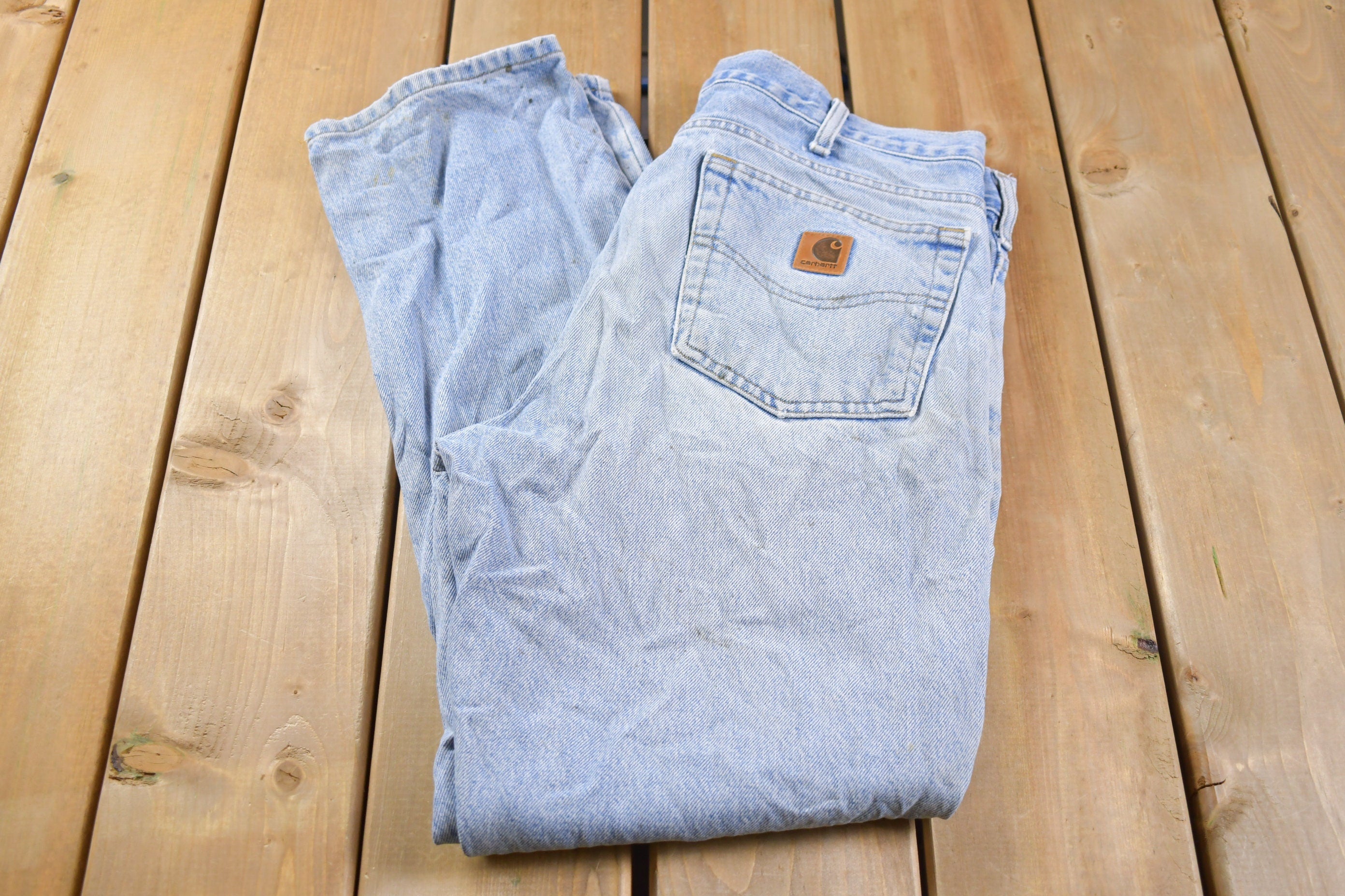 Vintage 1990s Distressed Carhartt Work Pants Size 33 x 29