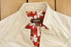 Vintage 1990s Danier White Leather Jacket