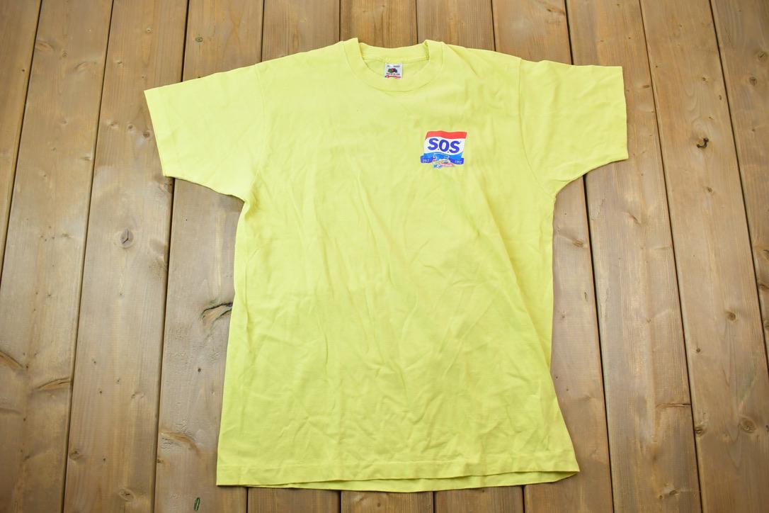 Vintage 1992 SOS Pad Graphic T-Shirt