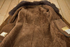 Vintage 1980s Morlands Lambskin Shearling Leather Jacket