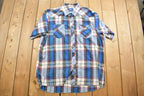 Vintage 1990s Wrangler South Western Style Button Up Rodeo Shirt