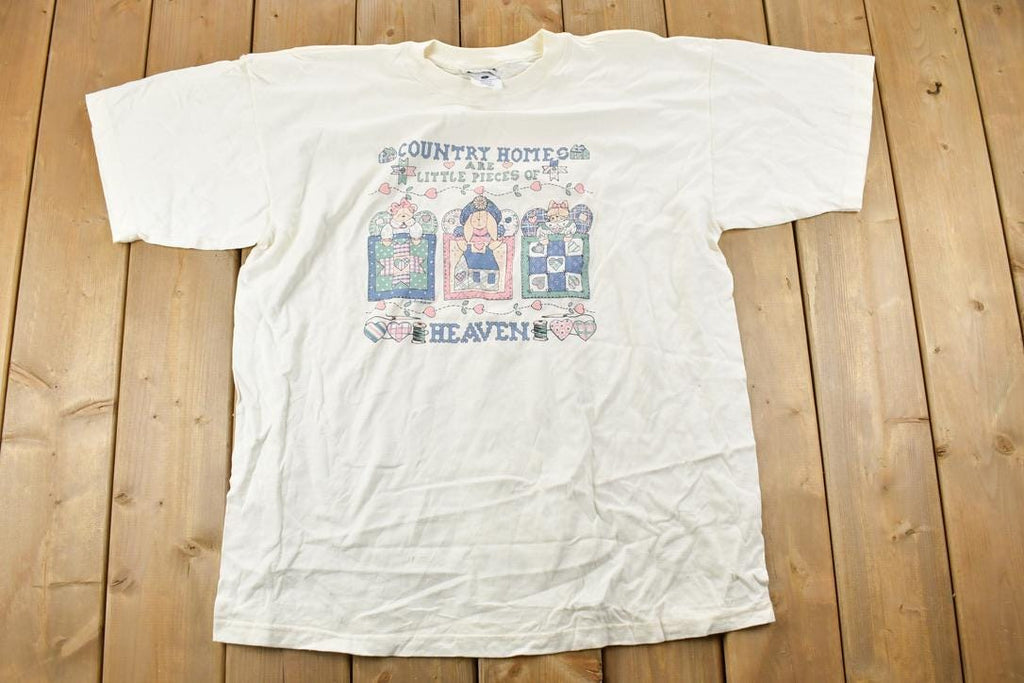 Vintage 1990s Country Homes Graphic T-Shirt